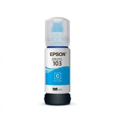 Bouteille d&rsquo;Encre Originale Epson 103 Cyan – C13T00S24A