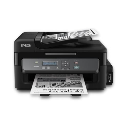 Imprimante Epson WorkForce M200 Monochrome Multifonction – Réservoir Rechargeable (C11CC83401)