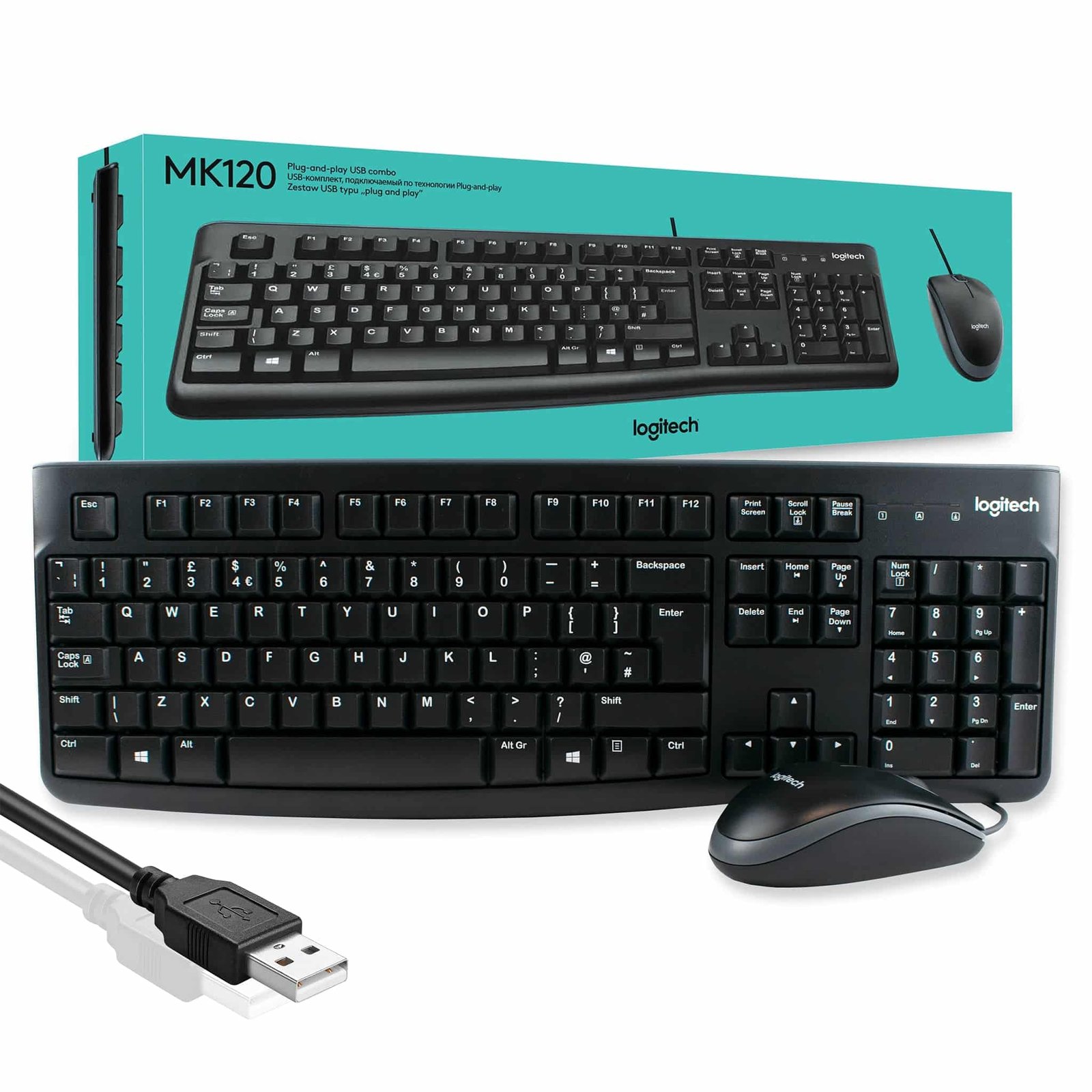 Kit Clavier & Souris Logitech MK120 – 920-002539