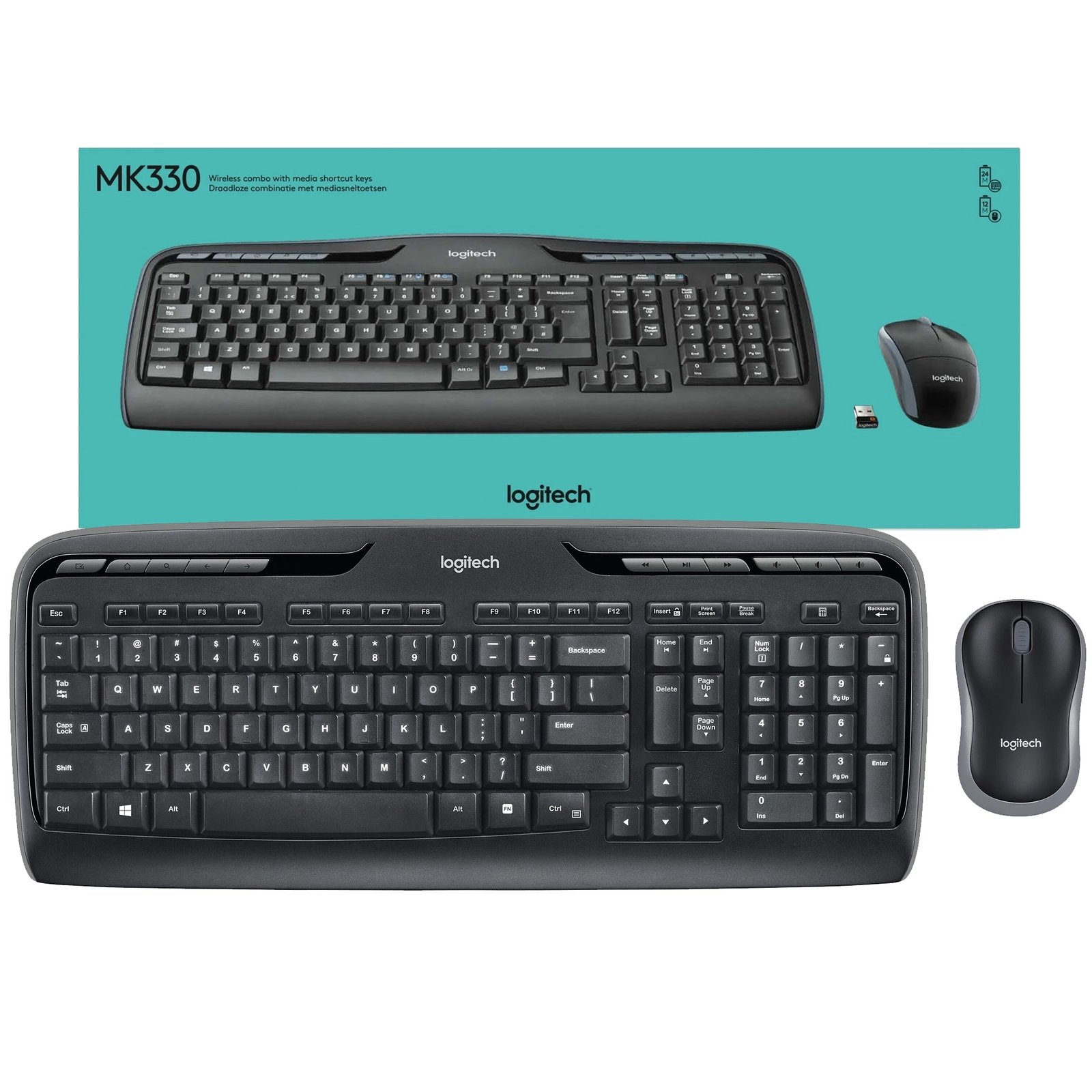 Kit Clavier & Souris Logitech MK330 Sans Fil – 920-003968