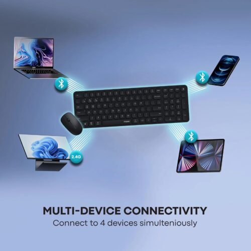 Alternative view of Kit Clavier & Souris Rapoo 9320M Sans Fil – AZERTY