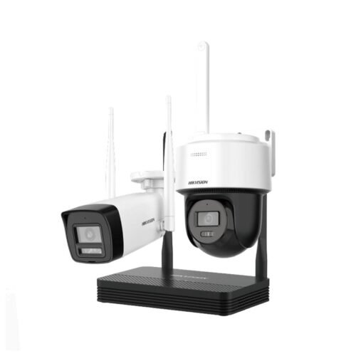 Kit Caméra Hikvision WiFi 4MP Bullet + PT Dôme avec NVR – NKS424W03H