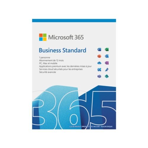Licence Microsoft 365 Business Standard – 1 Personne, 1 An