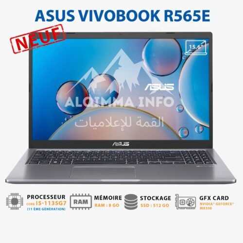 Ordinateur Portable Asus VivoBook R565E i5-1135G7 8GB SSD 512GB 15.6″