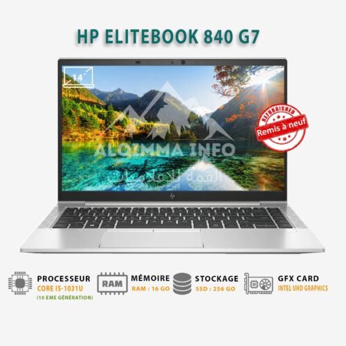 Ordinateur Portable HP EliteBook 840 G7 i5-10310U 16GB SSD 256GB – Remis à Neuf