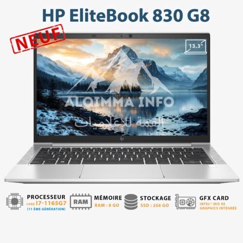 Ordinateur Portable HP 830 G8 i7-1165G7 8GB SSD 256GB 13.3″ – 336G6EA