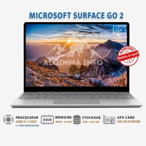Ordinateur Portable Microsoft Surface Go 2 i5-1135G7 16GB SSD 256GB – Remis à Neuf
