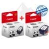 Pack Canon 2x PG-445 Noires Originales