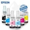 Pack 6 Bouteilles d'Encre Originales Epson 673 EcoTank