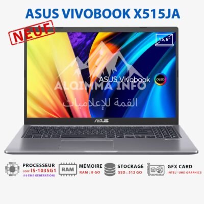 Ordinateur Portable Asus VivoBook X515JA i5-1035G1 8GB SSD 512GB 15.6″