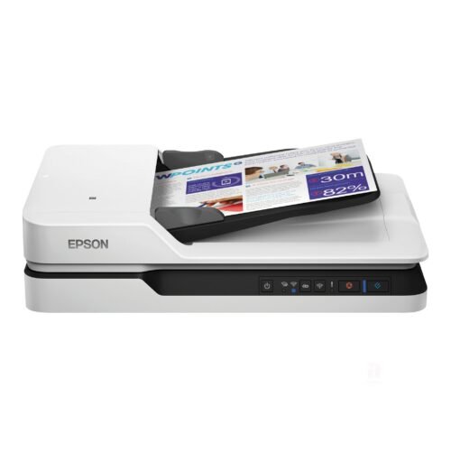 Scanner à Plat Epson WorkForce DS-1660W avec Chargeur – B11B244402