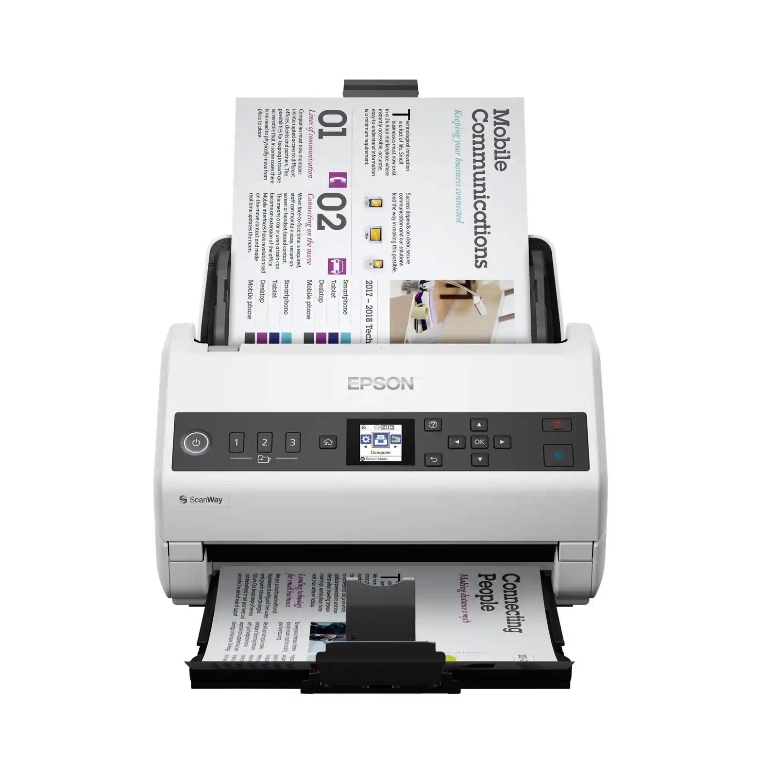 Scanner à Défilement Epson WorkForce DS-730N avec Chargeur – B11B259401BA