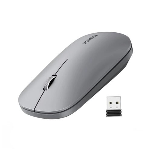 Souris Sans Fil Ugreen 2.4GHz Gris – Portée 10m – 90373
