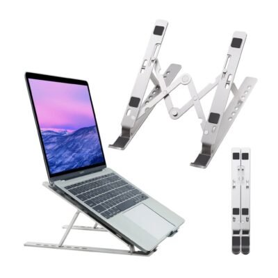 Support Ordinateur Portable Repliable Aluminium – Réglable