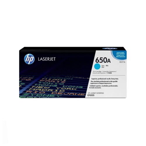 Toner Original HP 650A Cyan – CE271A