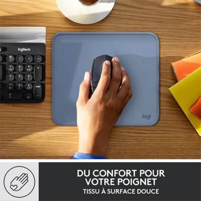 Tapis de Souris Logitech Série Studio Bleu 23x20cm – Image 4