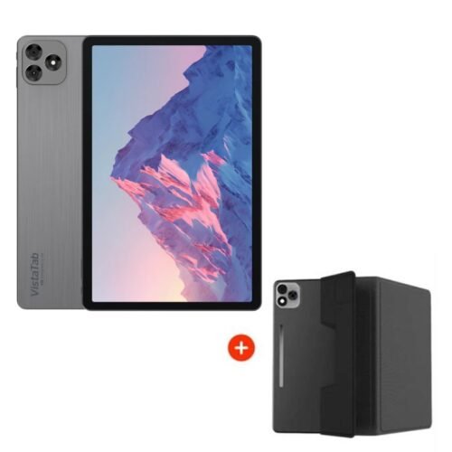 Tablette itel VistaTab 10″ 4G – 128GB/8GB 6000mAh Deep Grey + Pochette