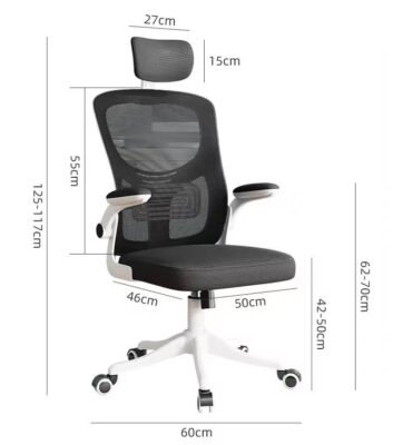 Chaise de Bureau Ergonomique en Mesh - Professionnel – Image 3