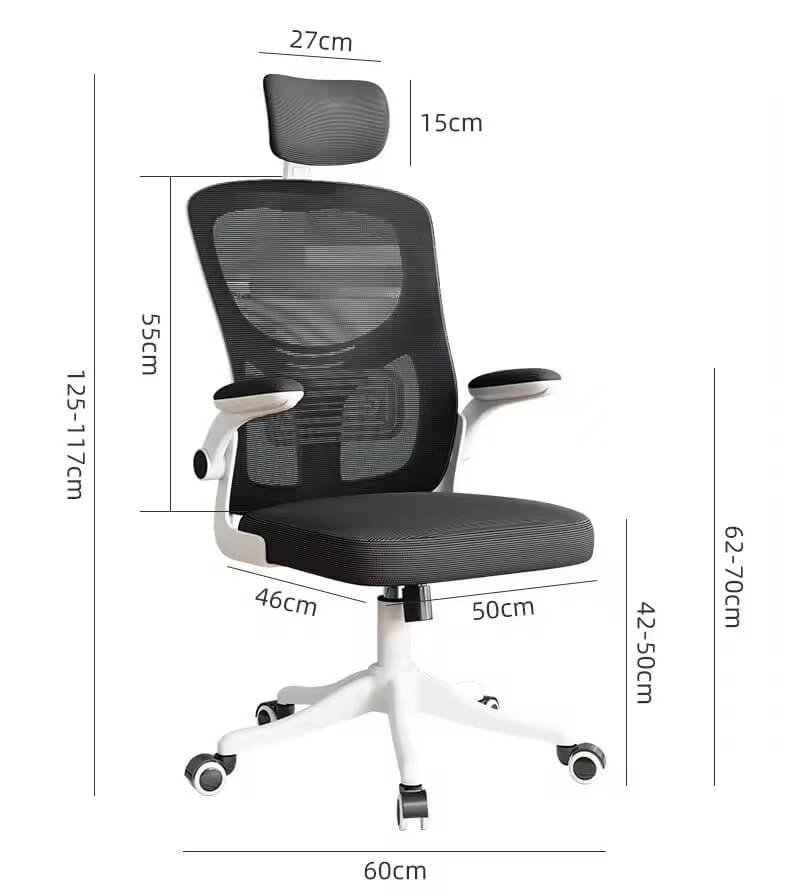 Chaise de Bureau Ergonomique en Mesh - Professionnel – Image 3
