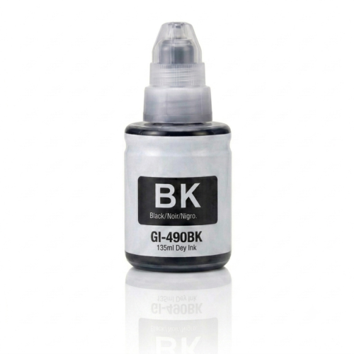 Bouteille d'Encre Compatible Canon GI-490 - Noir (135ml)